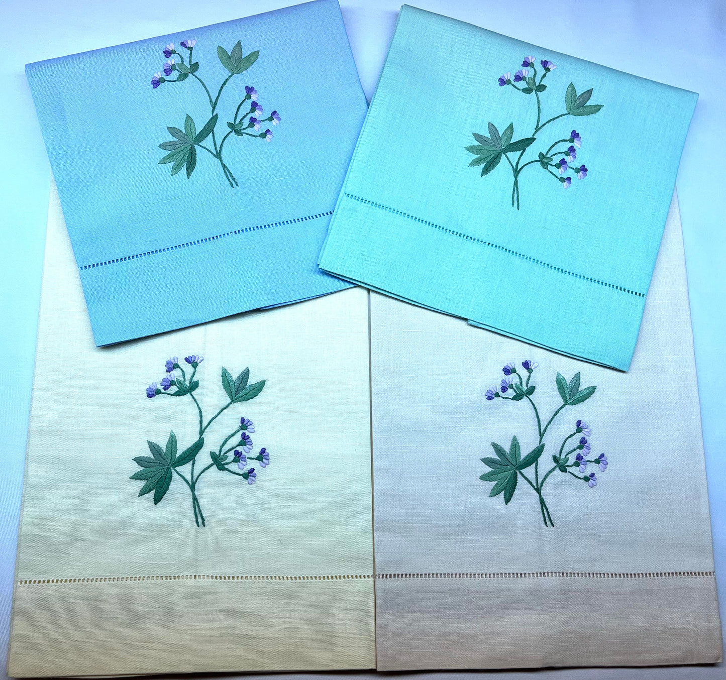 TW-03-09-A, Towels (Hand-Embroidered)