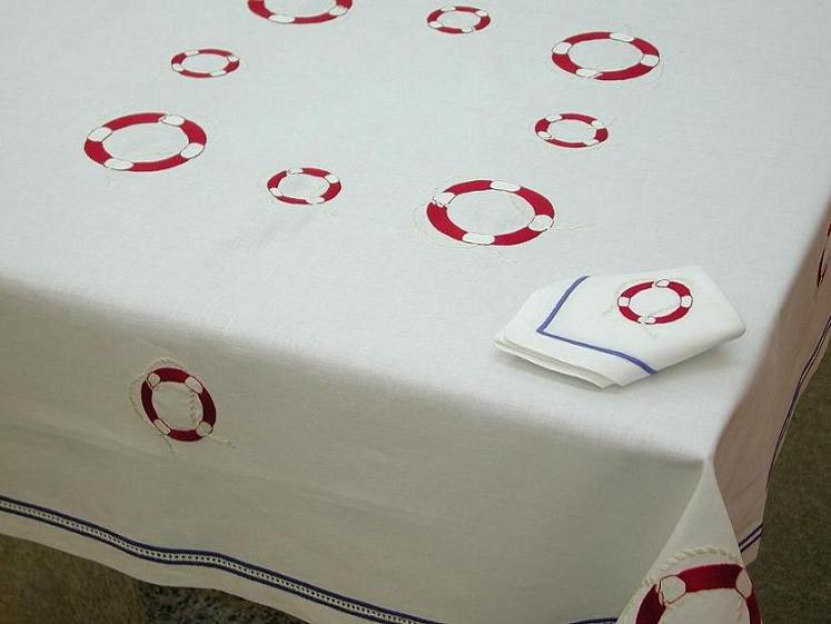 TS-89-Ciambella, Tablecloth (Hand Embroidered)