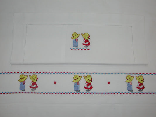 BBS-01-Dolly, Baby Bedsheet (Hand Embroidered)
